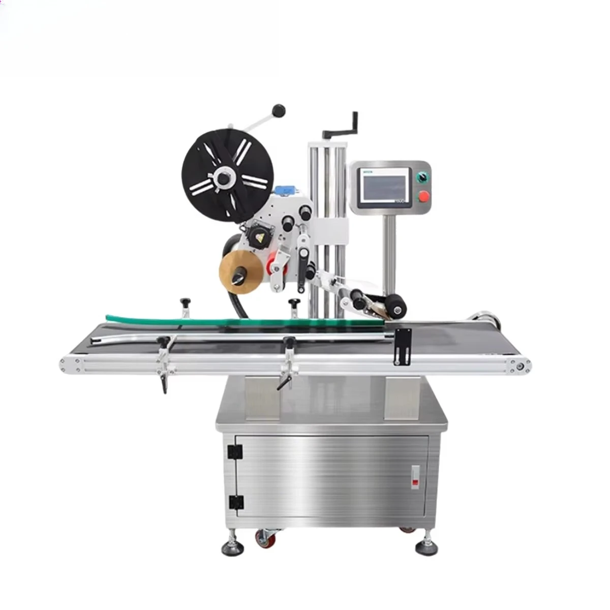ALB-210 Automatic Flat Surface Printing High Precision Pressure Sensitive Label Applicator Machine