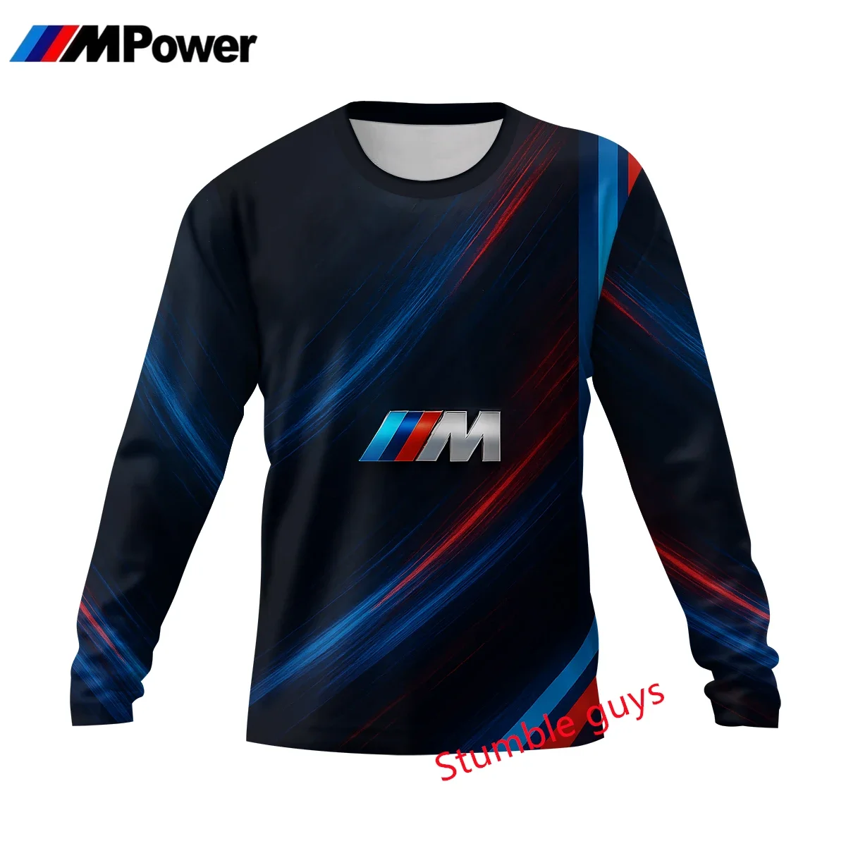 

Men's BMW Fashion Casual Long-Sleeve Shirt Car Racing Style Breathable Lightweight Comfortable Quick-Dry Sports Tee​