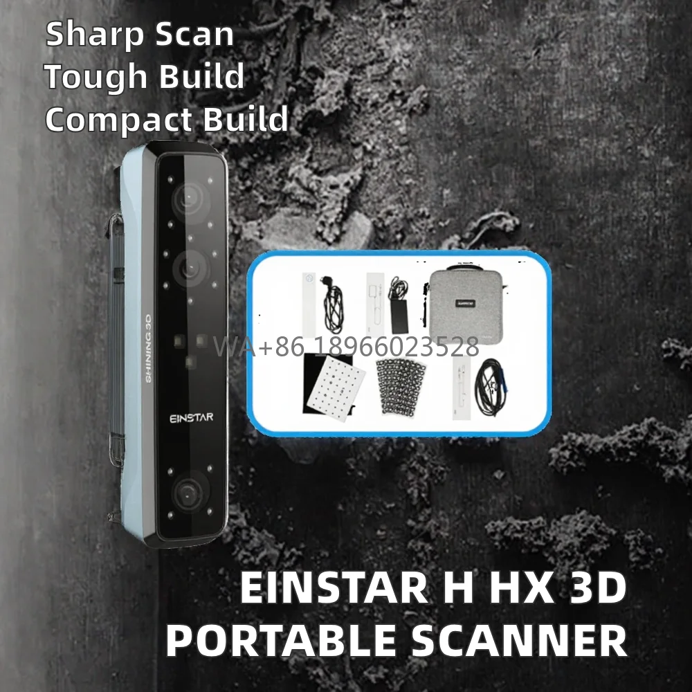 

Портативный 3D-сканер Einstar H HX Mini для стоматологии и 3D-печати, сканер тела, лица, стоп с USB-интерфейсом, в наличии