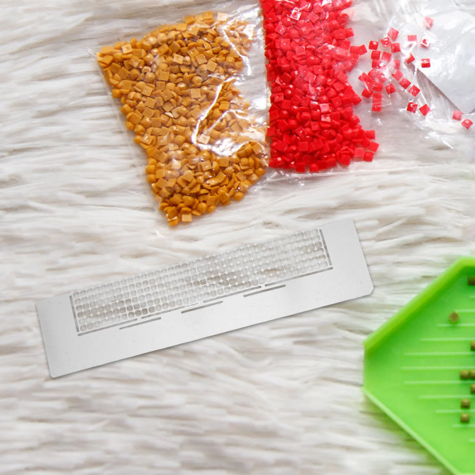 

3Pcs Metal Ruler for Stainless Steel Grid Art Tool DIY Rhinestone Embroidery Drawing Locator Kit