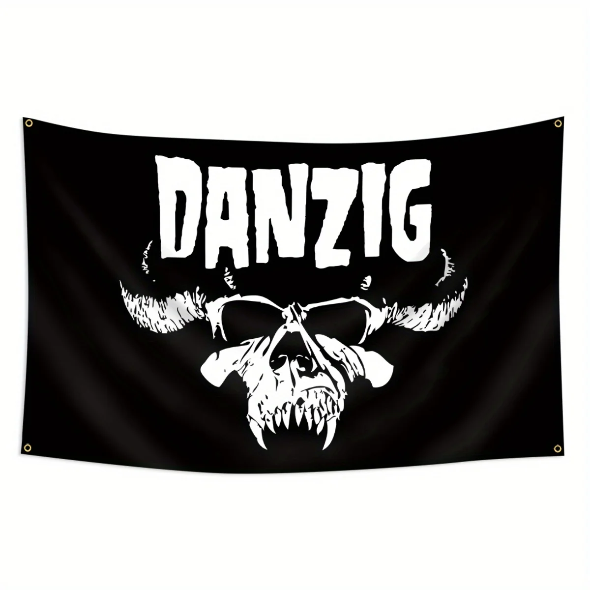 A Bold and Edgy Wall Tapestry: Embrace the Dark and Dramatic with This Striking Design Featuring the Name 