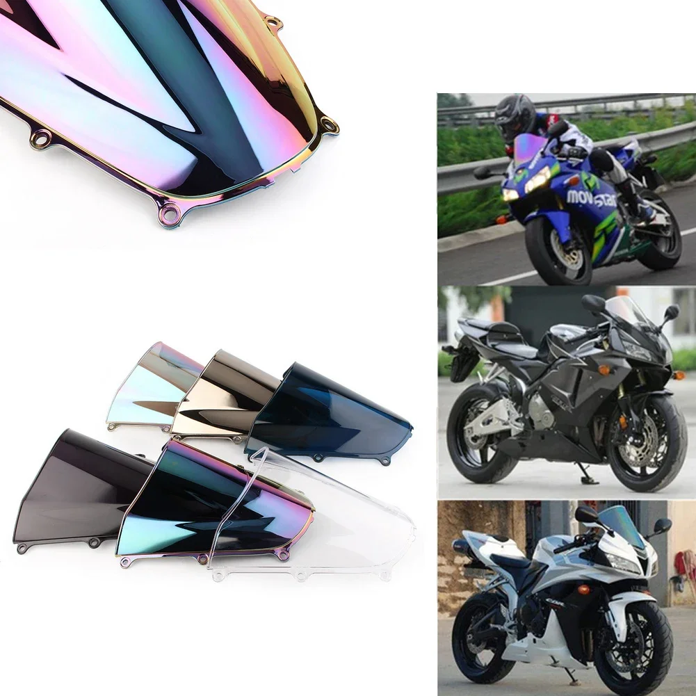 Motorcycle screen Double Bubble Windshield Deflector Protector WindScreen For Honda CBR600RR CBR 600RR CBR 600 RR F5 2005 2006