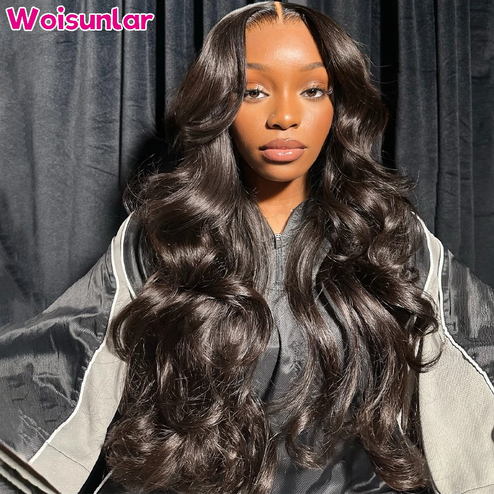 36 بوصة أومبير الأسود والأرجواني الدانتيل الجبهة خصلات الشعر المستعار الإنسان مستقيم 200% النساء السود 13x4 الدانتيل الشفاف الشعر البشري البرازيلي