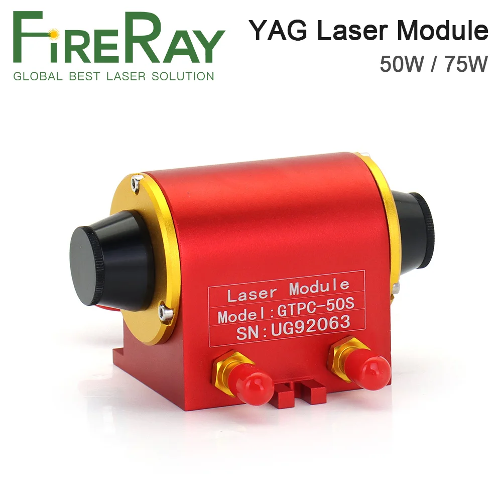 

FireRay GTPC Series 50W 75W Straight / Elbow YAG Laser Module Laser Diode Pump for YAG Laser Welding Machine