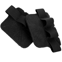 Weightlifting Gloves Gym Men Non slip Black Four finger Half finger Protective Gear Barbell Palm Pads Hand Grips Fitness