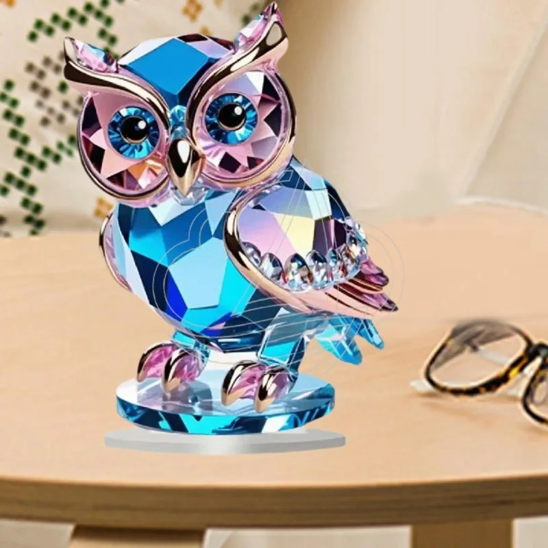 Owl Ornament Boho Owl Decoration for Bird Lovers Men Women Animal Gift Accents