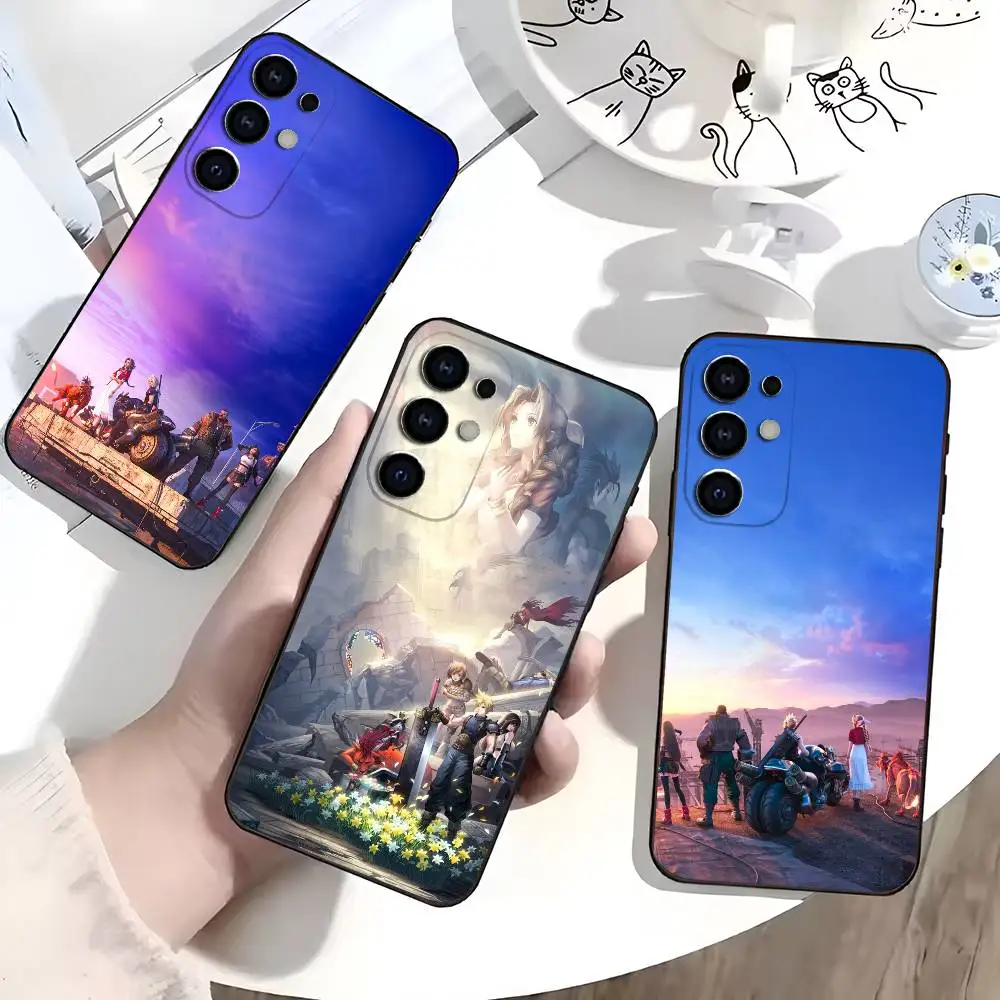 

F-Final Game F-Fantasy Phone Case For Samsung S25,S24,S21,S22,S23,S30,Ultra,S20,Plus,Fe,Lite,Soft Black Cover