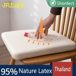 JFLEGAL Thai Nature Latex Seat Cushion Summer Office Student Dormitory Seat Chair Stool Butt Cushion Car Seat Cojines Almofadas