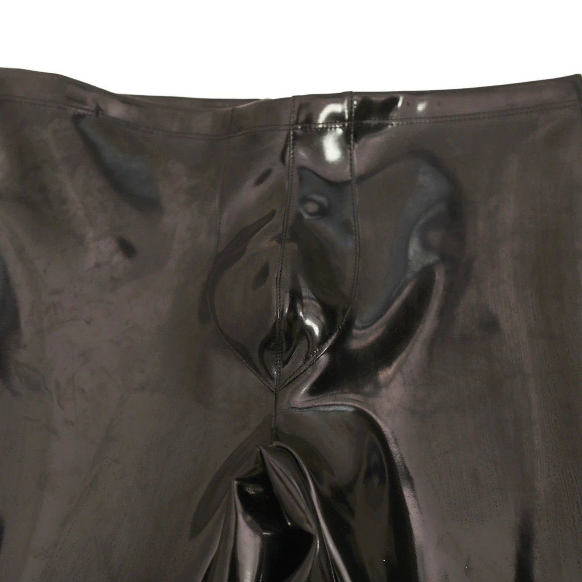 فو اللاتكس على الوجهين بولي سروال سروال ضيق من الجلد قلم رصاص بنطلون محدب الحقيبة الجوارب بنطلونات Spodnie عداء ببطء بنطال جلدي ضيق الساقين