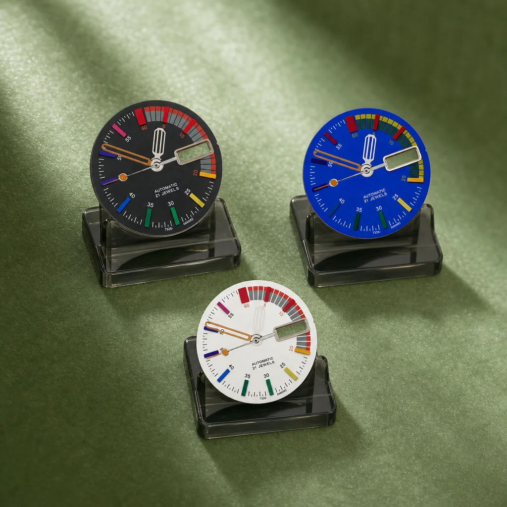 

NH 5S Logo 28.5mm Color nail Dial Suitable For NH36 Movement No Luminous High Quality Watch Modification Accessories Repair