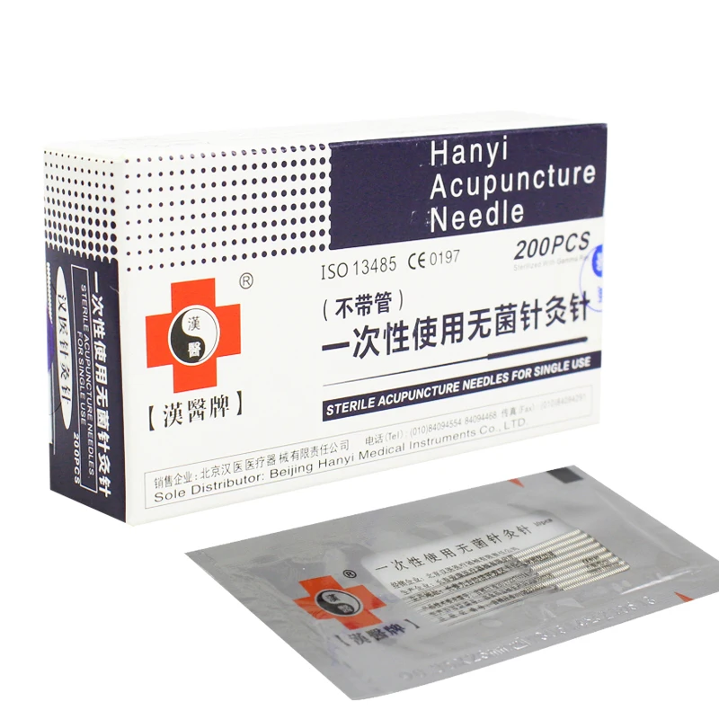 Hanyi Acupuncture Needle Single Use Sterile Filiform Needle Medicinal Acupuncture Therapy Agujas Acupuntura 1000 Piezas