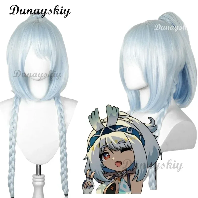 SN66 Genshin Impact Mu nto Cosplay Kostüm Perücke Anime Halloween Party für Frauen Mädchen W & C @