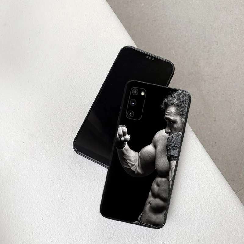 KHabib Nurmagomedov Boxing Silicone Soft Black Phone Cases for Samsung S24 Plus Galaxy S23 5G S22 S21 S20 Ultra FE S10 Cover