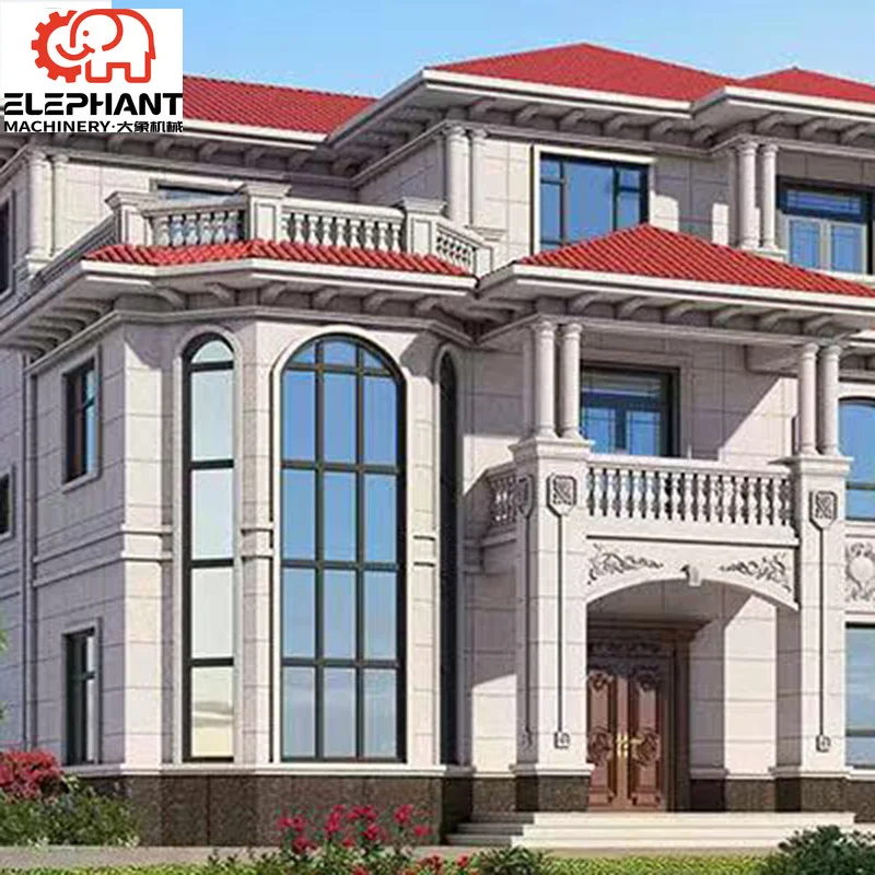 Modern Light Steel Structure Villa Apartment Prefabricated House Building Home with Galvanized Steel