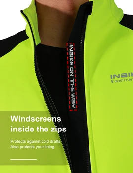 INBIKE Fleece Cycling Jackets Man Thermal Bike Softshell Jackets Windproof MTB Biking Clothing Road Bicycle Windbreaker for Men 5 INBIKE Fleece Cycling Jackets Man Thermal Bike Softshell Jackets Windproof MTB Biking Clothing Road Bicycle Windbreaker for Men 5