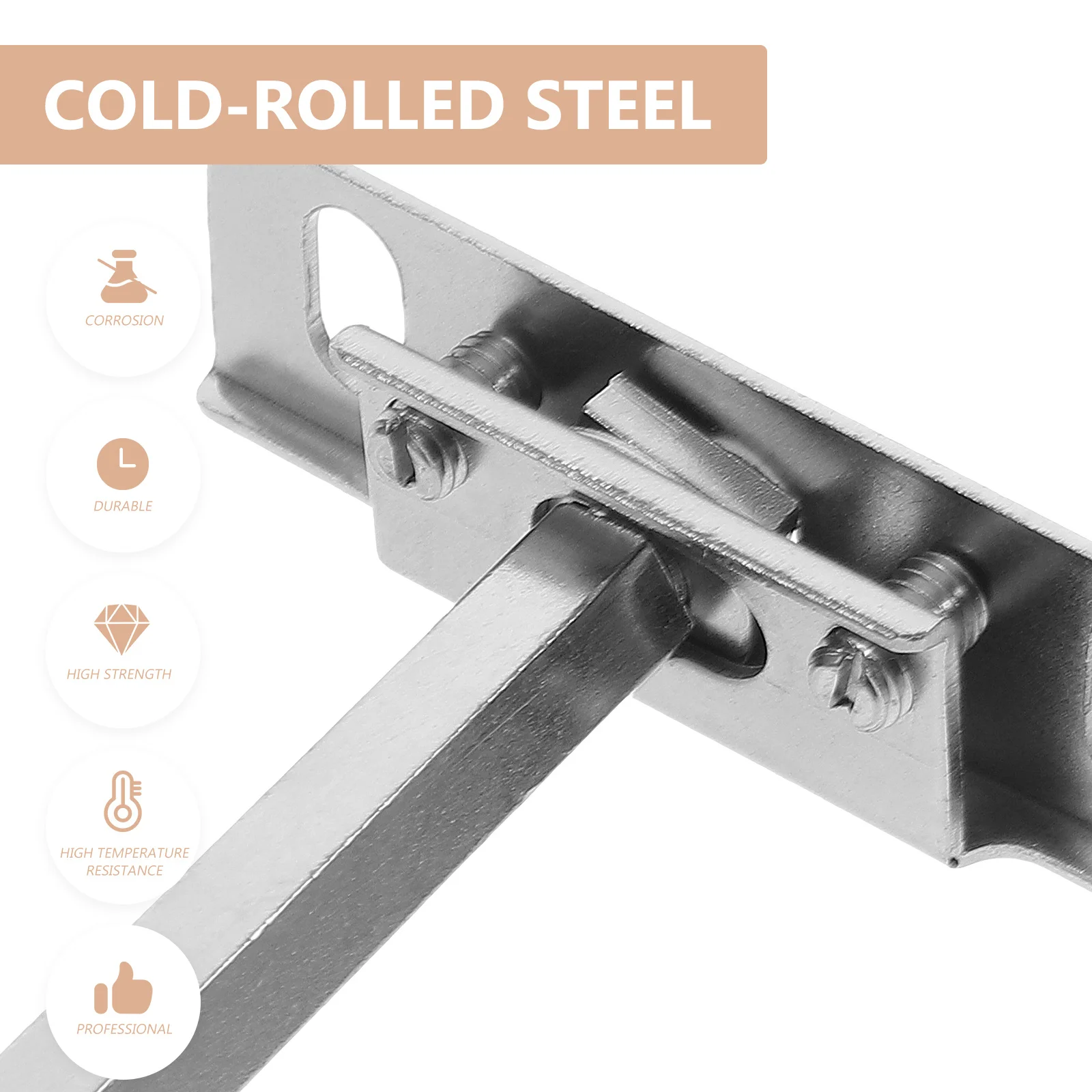 

4 Pcs Invisible Cylindrical Bracket Floating Industrial Heavy Duty Hanging Shelves for Wall Stainless Steel