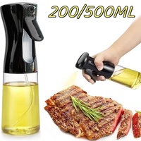 200/500ml Oil Spray Bottle Home Kitchen Cooking Oil Dispenser Fitness Fat Loss Camping BBQ Baking Vinegar Soy Sauce Sprayer