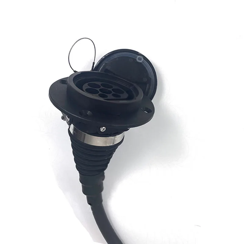 Type 2 To GB/T EV Cable Plug To IEC 62196 Socket Charging Adapter 16A/32A Single Phase For Car Chargers ,With 0.5m Cable