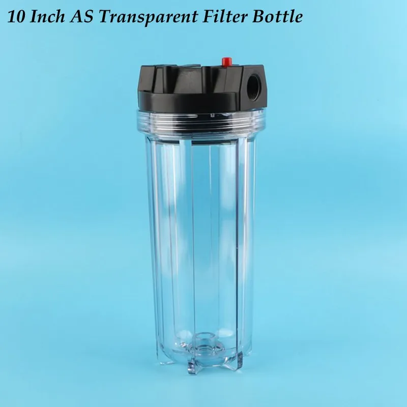 Thickened AS Transparent Filter American Internal Deduction 1/2 3/4 1 Inch Large Diameter Filter Cartridge 10 inch Filter Bottle