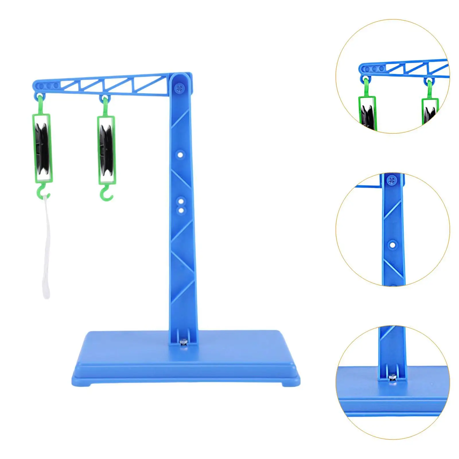 Polia bloco com suporte para crianças, experimento físico conjunto, casa e escola