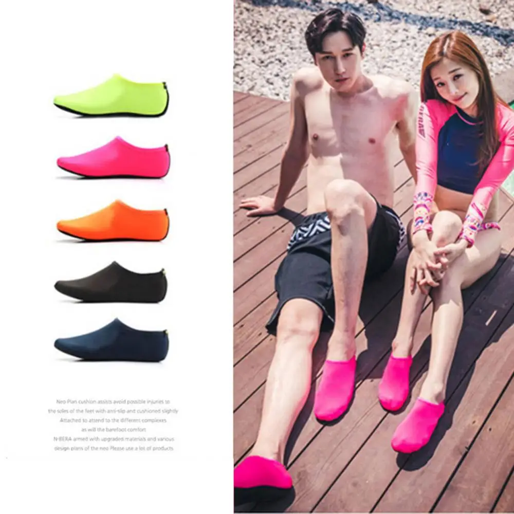 Summer Beach Diving Sport Scuba Socks Non-Slip Barefoot Protector Skin Shoes