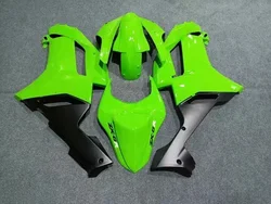 Motorcycle Full Body Fairing kits Suitable For Kawasaki ZX6R 2007 2008 Bright Green black  fairings ZX6R 07 08