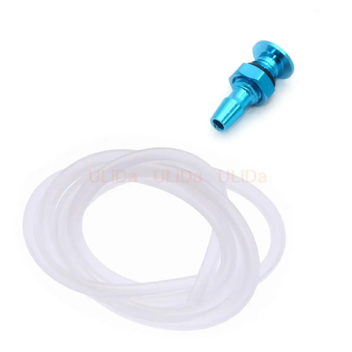Tube de tuyau en silicone de refroidissement par eau pour moteur, système de refroidissement ESC, bateau RC, buse en alliage d'aluminium M6, 1 mètre