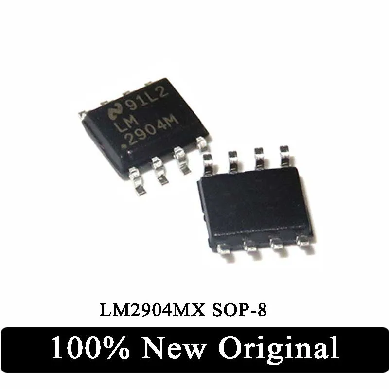 10Pcs 100% New Original LM2904MX SMD SOP-8 Imprint LM2904M chip IC In Stock