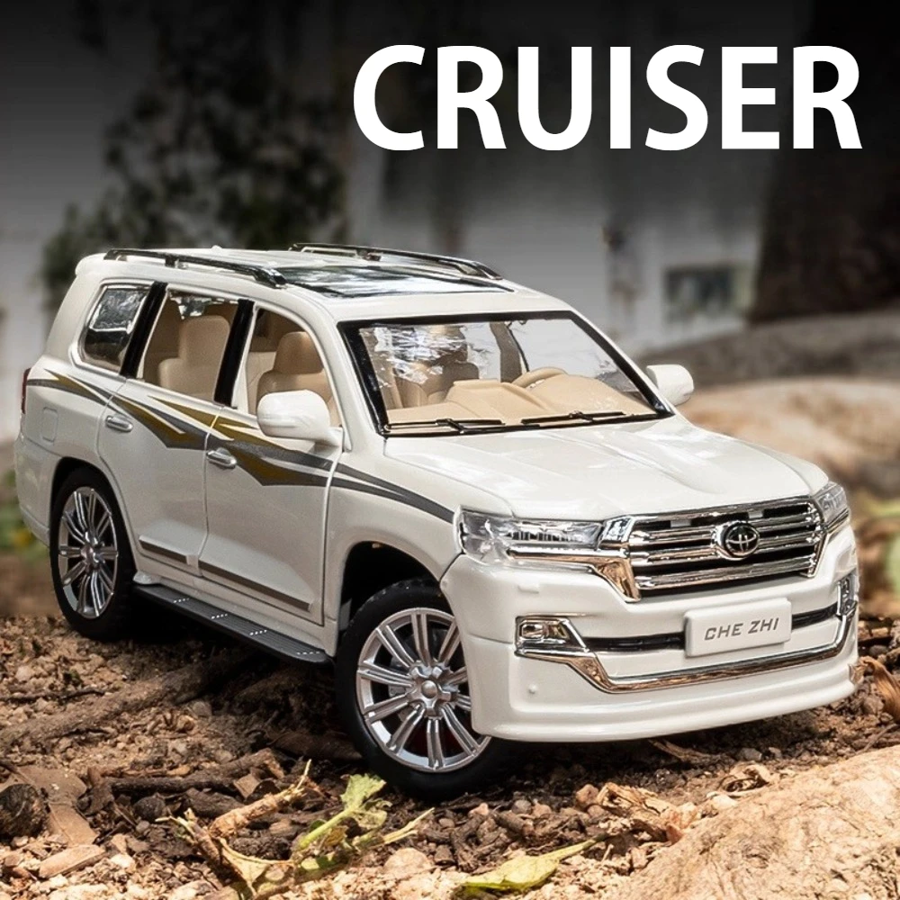 1/24 ランドクルーザー RAV4 車のおもちゃ モデル ダイキャスト合金製 ORV 車 サウンドライト プルバック式 6ドア開閉可能 ゴムタイヤ 車両 ギフト