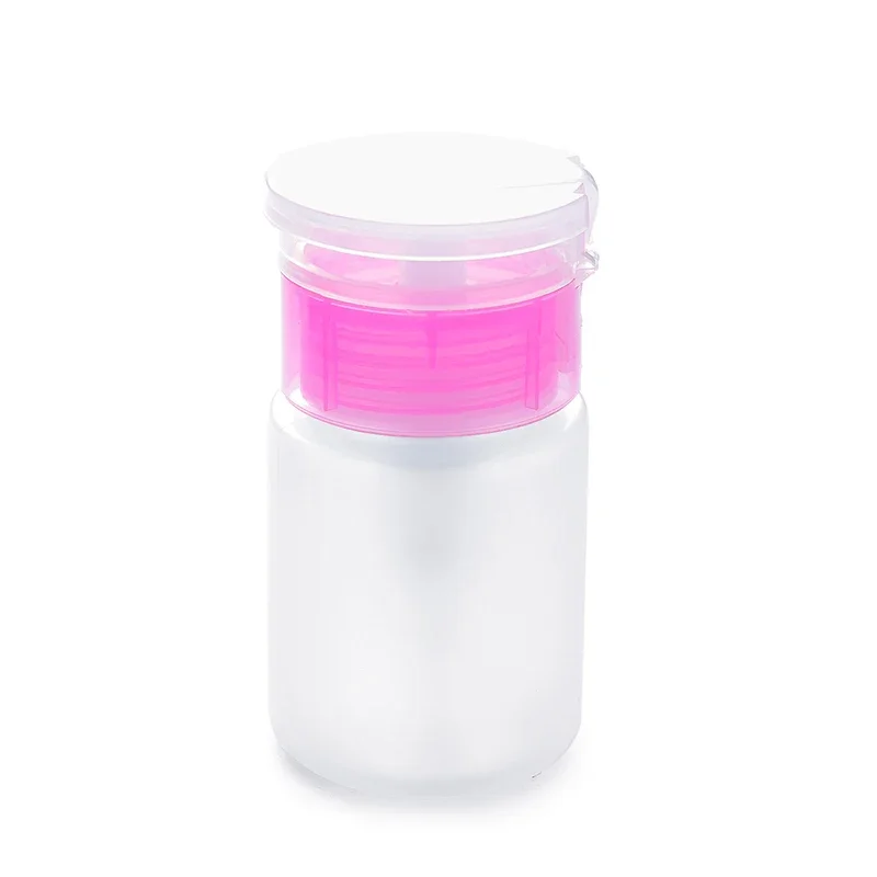 Mini Bomba Dispenser para Nail Art, Garrafa Vazia, Acrílico Gel Polonês Removedor, Limpador Recipiente Líquido, Armazenamento, Pequena Pressão, 60ml