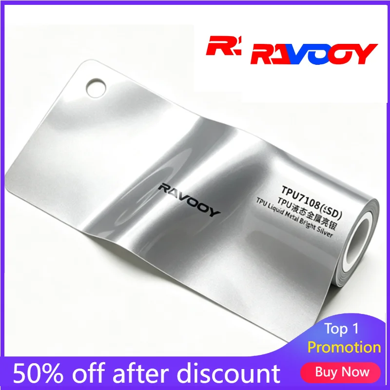 Liquid metallic silver PPF TPU Paint Protection Film Car Wrap Invisible Scratch Resistant Anti Yellowing Hydrophobic Protection