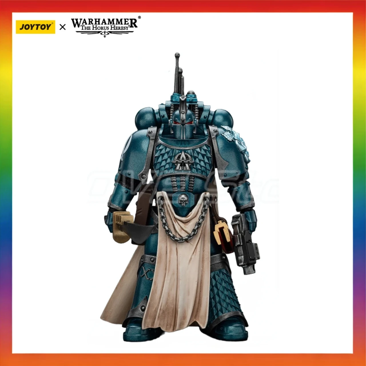 

В наличии оригинальная экшн-фигурка JOYTOY Warhammer 40K Alpha Legion Praetor с силовым мечом 1/18, модель, подарочные игрушки