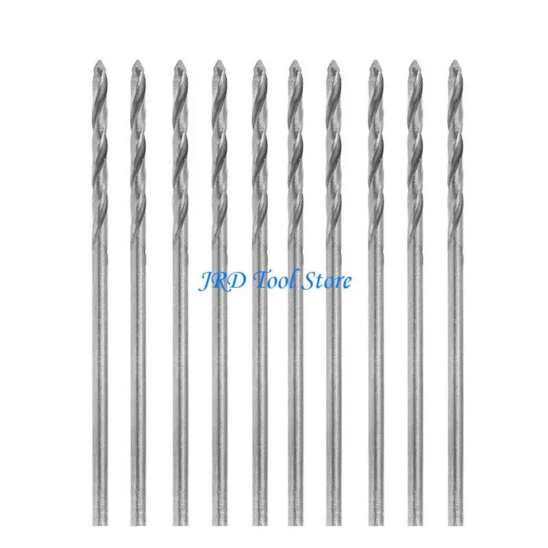 A2UD Multifunzione 10pcs Tiny Micro HSS 0,8 mm Spilla dritta Twist Bit perforazione