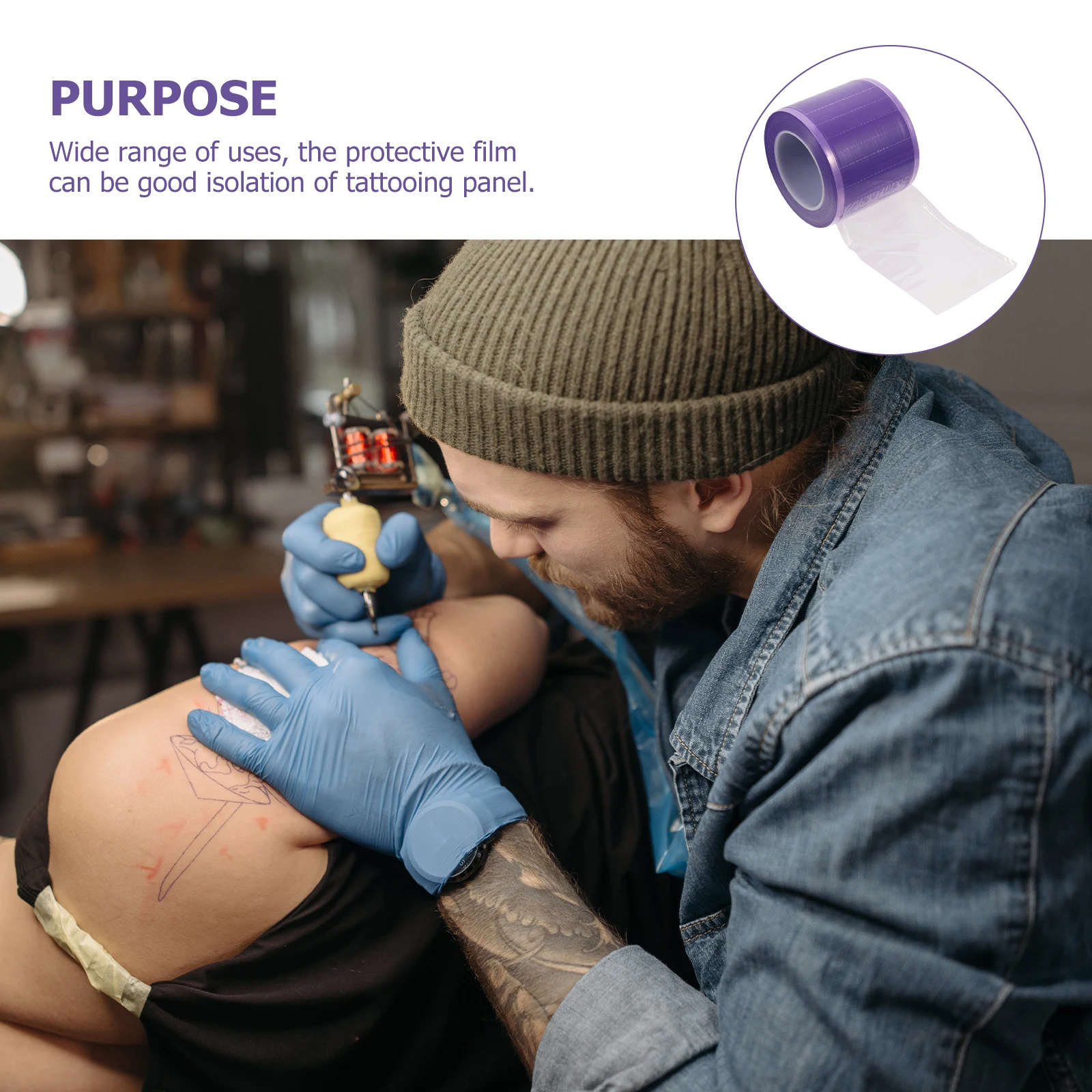 

Disposable Protective Film for Equipment Panel Barrier Isolation Film Tattoo Machine Wrap Supplies Self Adhesive Plastic