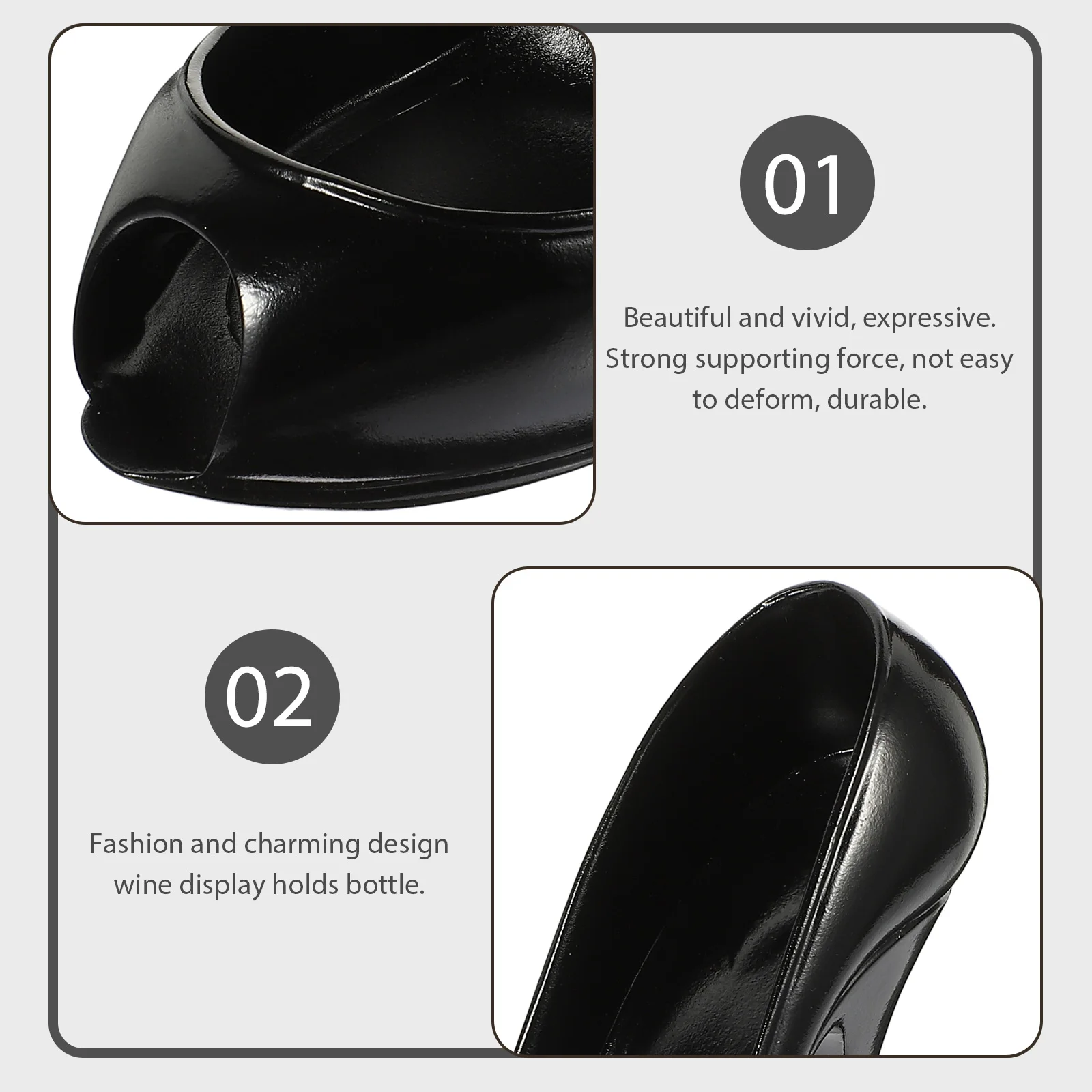 

Resin Craft Rack High Heel Shoe ing Decorative Bottle Shelf Creative Wine Bottle Holder For Home Bar Restaurant Wine Lovers