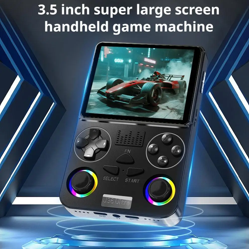 Game Console For J36 Ultra 2025 New Upgrade 3.5 Inch IPS Screen Online Battle Retro Handheld Portable Pocket Video Party Pl F4I0