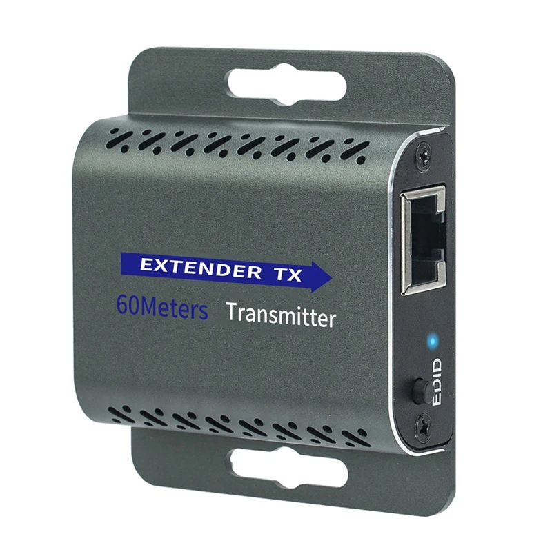 ビデオモニター送信機,アルミニウム合金エクステンダー,4k,60hz互換,60m, 120m,rj45 ir,uhd,hdr v2.0,1080p