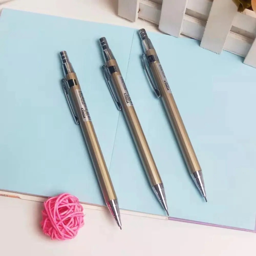 0.5/0.7MM Mechanical Pencil Metal Drawing Writing Tool Automatic Pencil Sketch Comics Design Movable Pencil