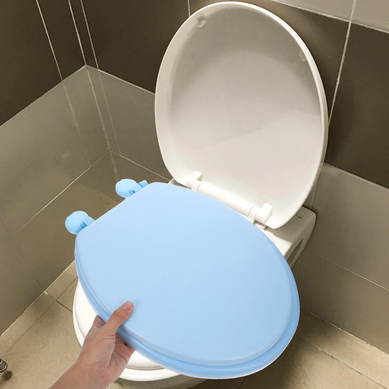 

Soft Foam Toilet Seat Thickened U Shaped Elongated Cover Universal Replacement Bathroom Toddler St Slow Closing