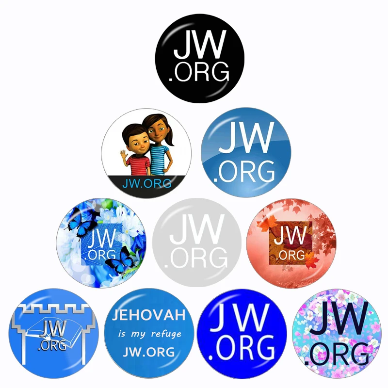 JW.ORG Jehovah's Witnesses JW the Bible Love 12mm/16mm/18mm/20mm/25mm/30mm Round Photo Glass Cabochon Demo Flat Back Making