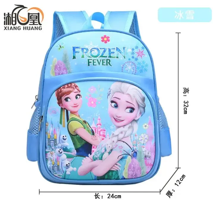 Disney New Princess Schoolbag Kids Girls Children Boys Student School Backpack Book Bags Cute print Primary mini backpack