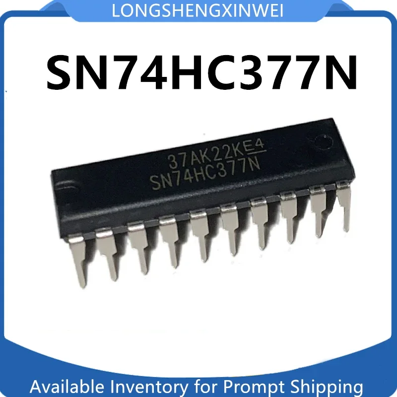 1PCS New 74HC377N SN74HC377N  Original Direct Insertion DIP-20 Logic Chip 8-D Trigger IC Stock