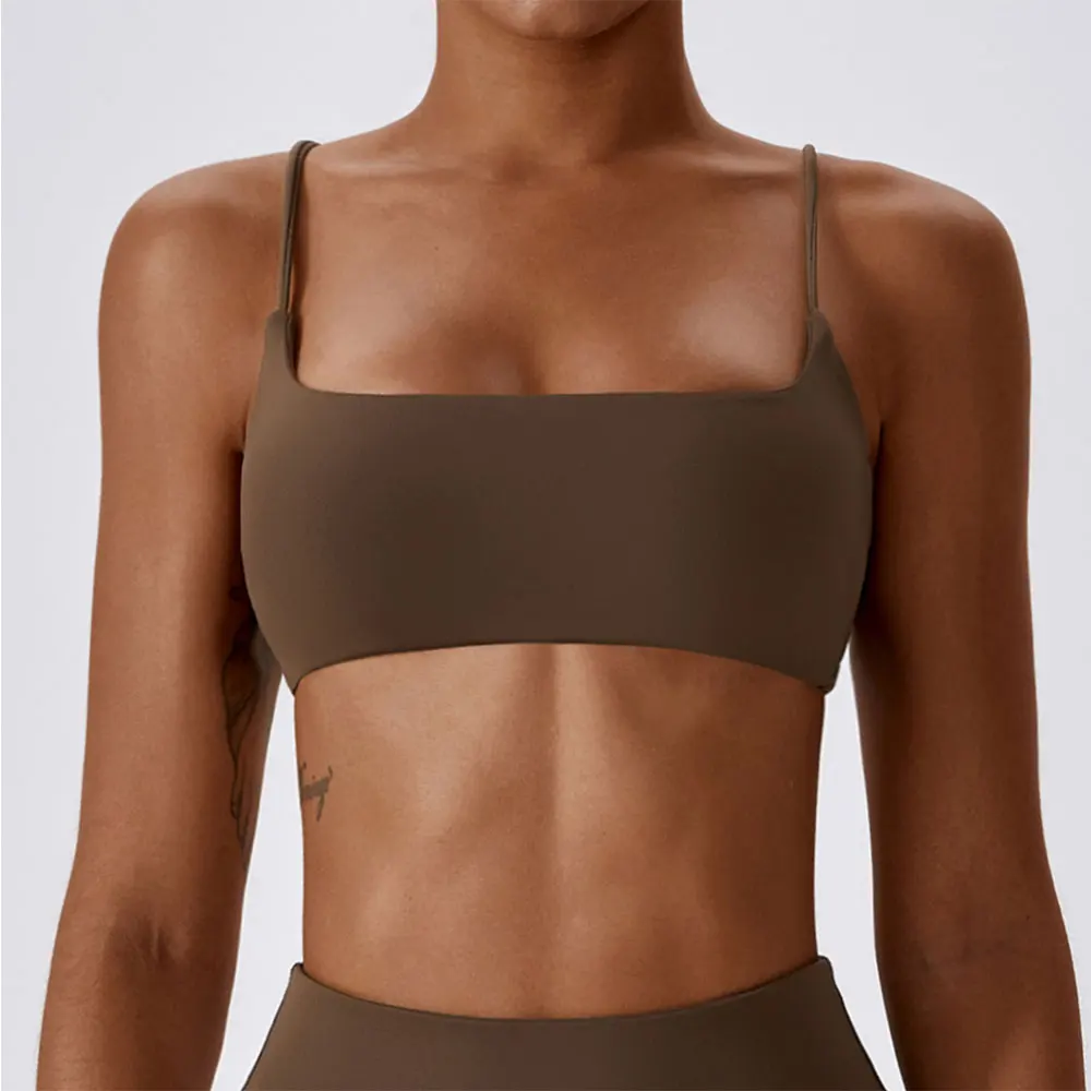 

New Sexy Sling Sports Bra Women Tops for Fitness Vest Shockproof Running Gym Clothing Underwear Yoga Bra Women Sports Top