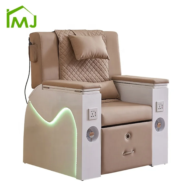 

Modern Nail Salon Electric Reclining Foot Spa Bath Manicure Pedicure Massage Chair