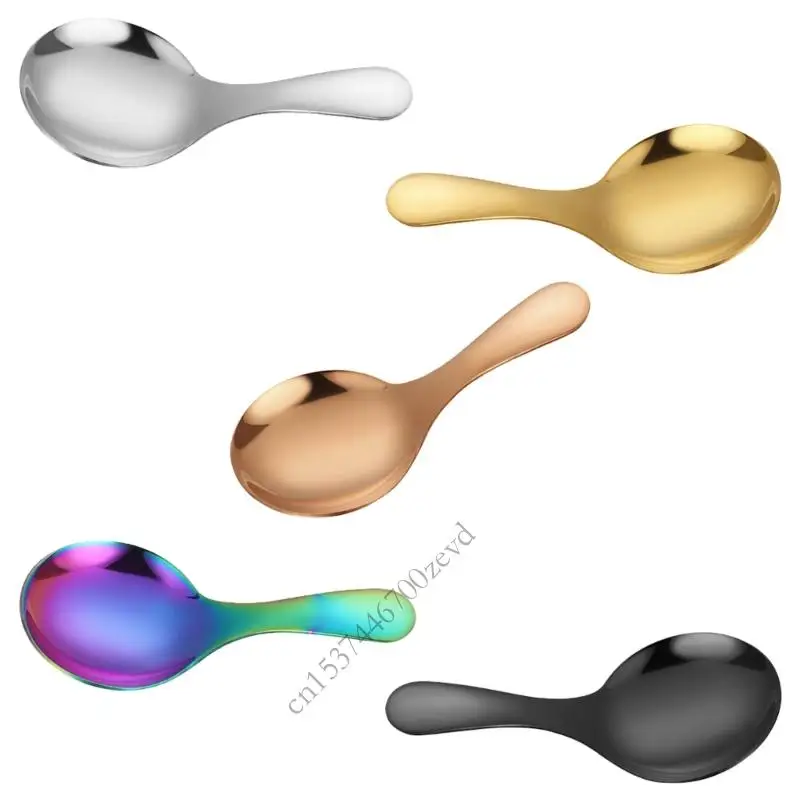 

Set Of 9 Nonrust Steel Miniature Scoops For Ice Creams Coffee Candy Compact Durable Kitchen Tool With Ergonomic Handle P9YB