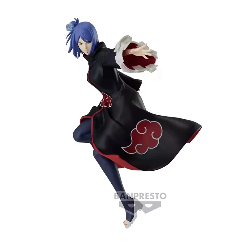 100% Original In Stock Bandai BANPRESTO Vibration Stars VS NARUTO Konan Animation Action Figure Toy Gift Model Collection Hobby