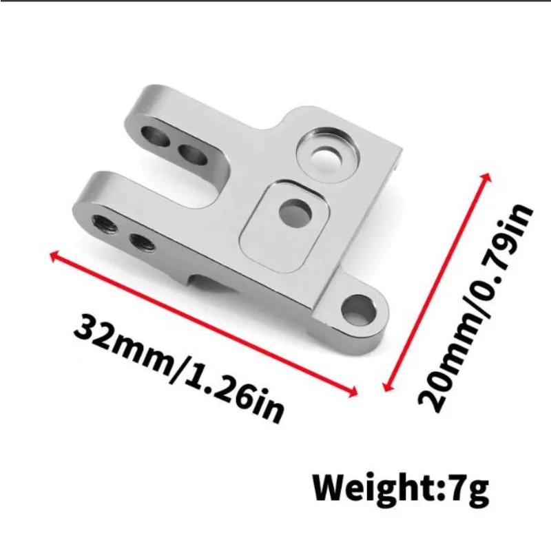 For 1/10 Traxxas TRX4/TRX6 7075 Aluminum Panhard Mount CNC Machined, Direct Fit TRX4, Drill Required For TRX6 Crawler Parts