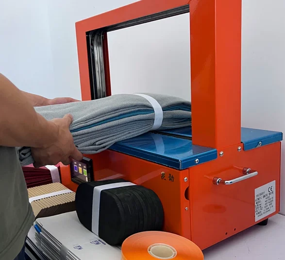 Table Top Paper Banding Machine Automatic Tape Strapping Machine Paper Banding Machine