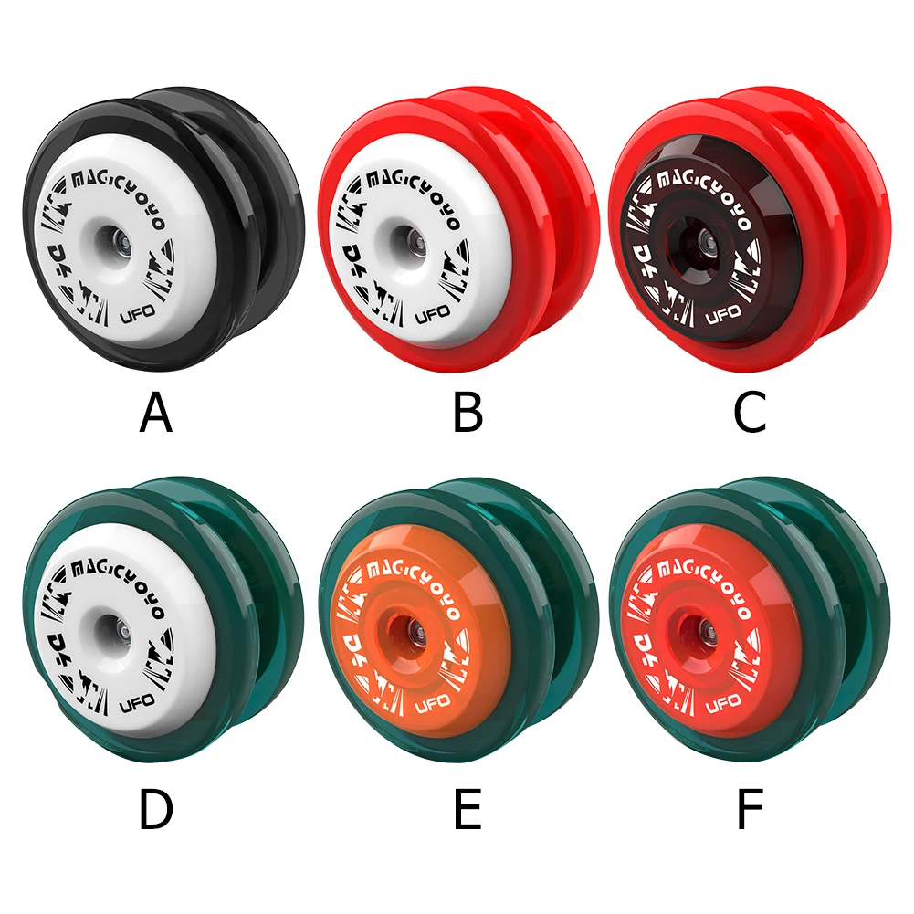D4 UFO Responsive YOYO Auto Return with Rope String Bearing Trick ABS Plastic YoYo Ball Professional Looping Yo Yo for Beginner