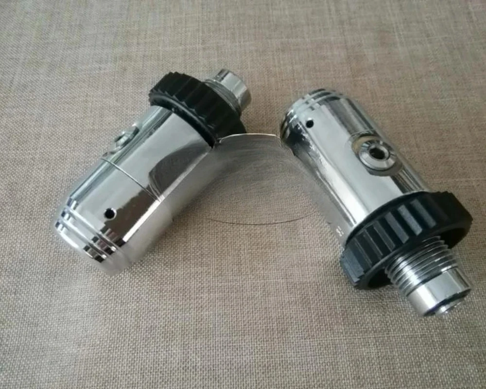 Diving first stage head Din interface pressure reducing valve Carbon fiber fire respirator regulator DIN